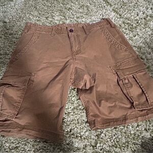 Men's Brown Cargo Shorts